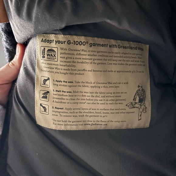 FJALLRAVEN G-1000 SINGI WOOL PADDED PARKA - Picture 7 of 16